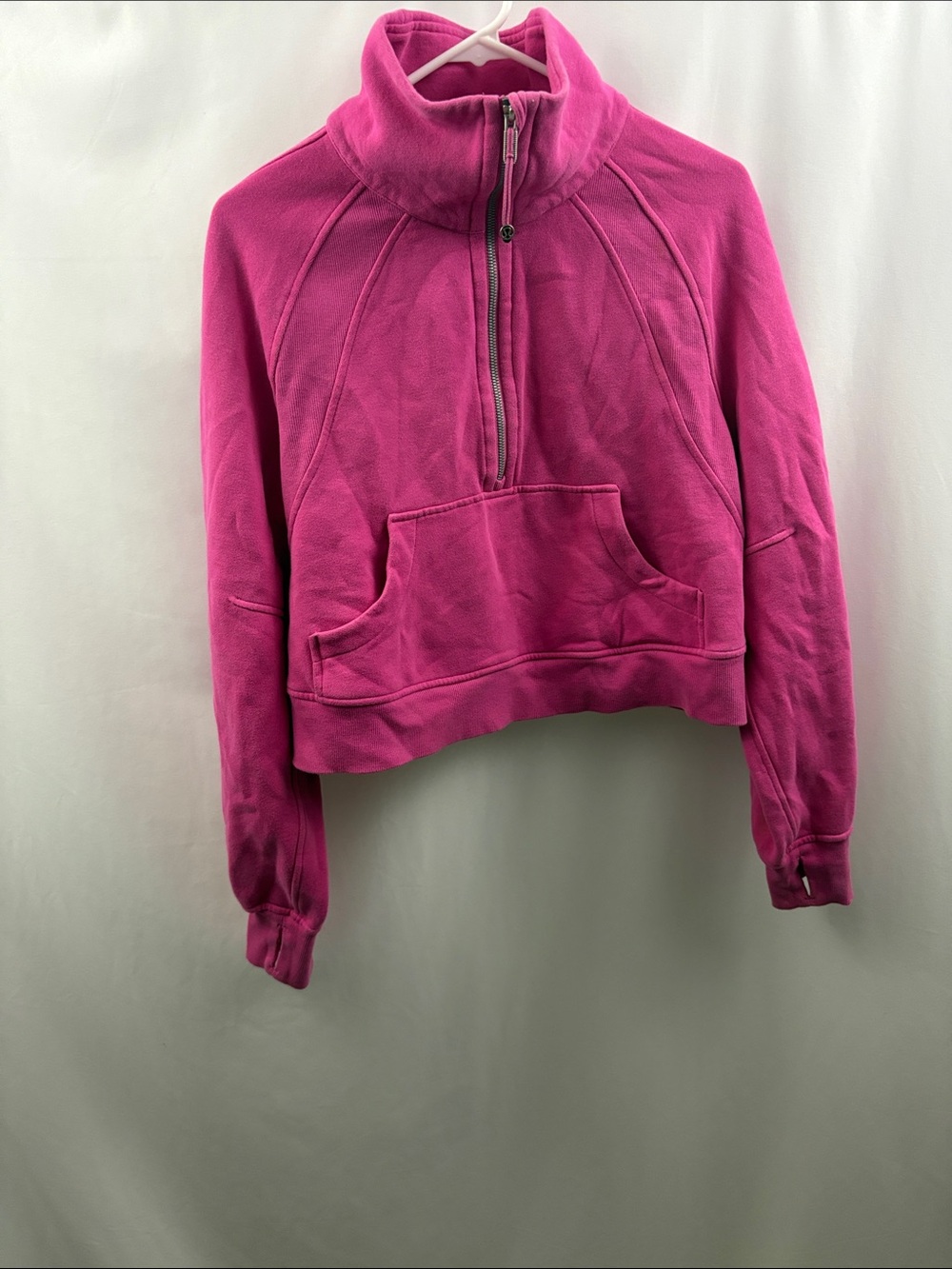 Lululemon Scuba Oversized Funnel-Neck Half Zip Pullover Pink XS/S Women’s - Picture 1 of 8